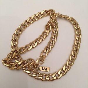 COPY - New Vanessa Mooney gold thick chunky chain